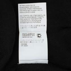 Pre Owned Dolce & Gabbana Black Wool/Silk Sweaters Cardigan M