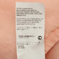 Dolce & Gabbana Pink/Gold Lurex/Silk Sets S