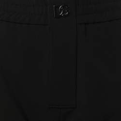 Dolce & Gabbana Black Cotton Jogger XS