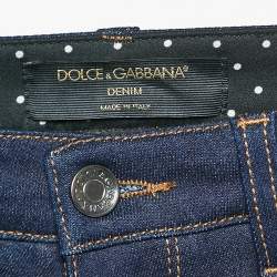 Dolce & Gabbana Navy Blue Denim Skinny Jeans S Waist 28"
