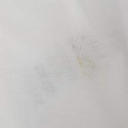 Pre Owned Dolce & Gabbana White Crystal Embellished Jersey Tank Top S