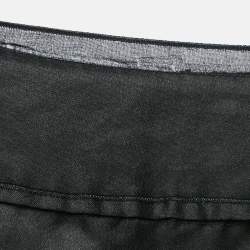 Dolce & Gabbana Black Crepe Pleated Mini Skirt L