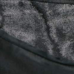 Dolce & Gabbana Black Crepe Pleated Mini Skirt L