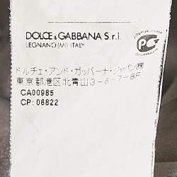 Dolce & Gabbana Metallic Jacquard Flared Mini Skirt M