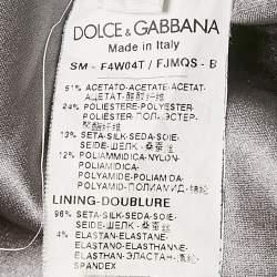Dolce & Gabbana Metallic Jacquard Flared Mini Skirt M