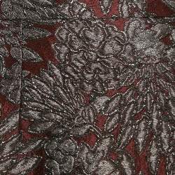 Dolce & Gabbana Metallic Jacquard Flared Mini Skirt M