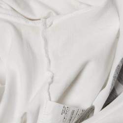 Pre Owned Dolce & Gabbana White Printed Cotton T-Shirt S