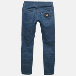 Pre Owned Dolce & Gabbana Blue Denim Cute Jeans XS Waist 27"