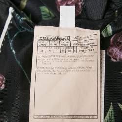 Pre Owned Dolce & Gabbana Black Silk Single Breasted Blazer L