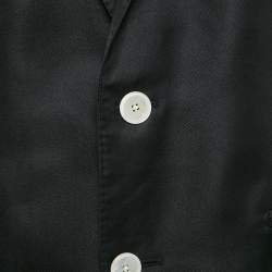 Pre Owned Dolce & Gabbana Black Silk Single Breasted Blazer L