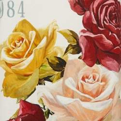 Pre Owned Dolce & Gabbana White L'amore e Bellezza Print Cotton Sleeveless T-Shirt M