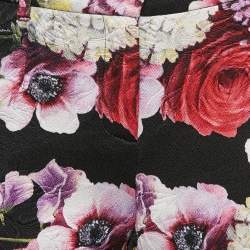 مملوكة مسبقًا Dolce & Gabbana Multicolor Floral Print Jacquard Trousers S