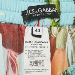 Pre Owned Dolce & Gabbana Multicolor Vegetable and Vehicle Print Pajama Top and Pants Set L/M