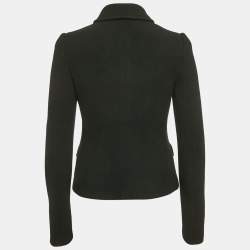 Dolce & Gabbana Vintage Black Felt Wool Jacket M 