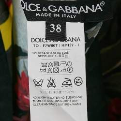Dolce & Gabbana Multicolor Capri Print Silk Top S