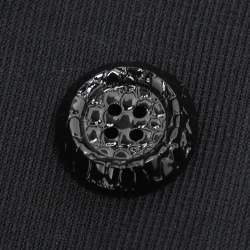 Pre Owned Dolce & Gabbana Black Wool Fur Jacket M