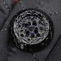 Pre Owned Dolce & Gabbana Black Wool Fur Jacket M