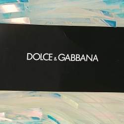 Dolce & Gabbana Iridescent Synthetic Fringed Mini Skirt M