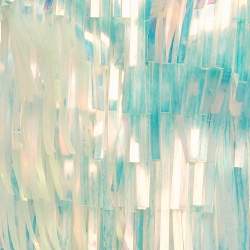 Dolce & Gabbana Iridescent Synthetic Fringed Mini Skirt M