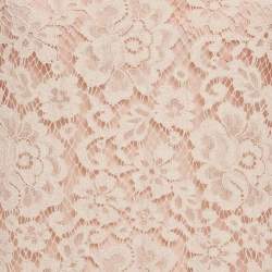 Pre Owned Dolce & Gabbana Pink Lace Feather Embellished Mini Dress S