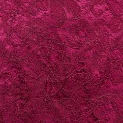 Pre Owned Dolce & Gabbana Pink Lace Mini Skirt M