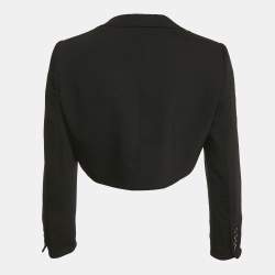 Dolce & Gabbana Black Viscose Bolero Jacket M