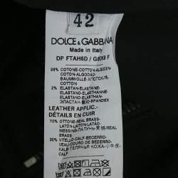 Dolce & Gabbana Black Ripped Denim Skinny Jeans M Waist 29"