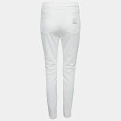 Dolce & Gabbana White Denim Audrey Jeans M Waist 28" 