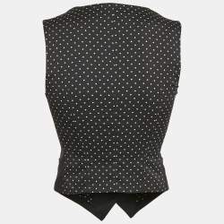 Dolce & Gabbana Black Wool Waist Coat XS