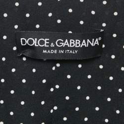 Dolce & Gabbana Black Wool Waist Coat XS