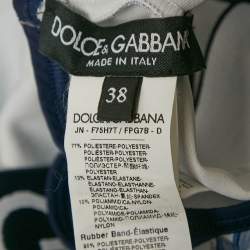 Dolce & Gabbana Blue Majolica Print Jersey Tracksuit S