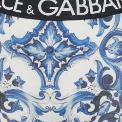 Dolce & Gabbana Blue Majolica Print Jersey Tracksuit S