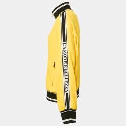 Dolce & Gabbana Yellow Jersey  L'Amore E Bellezza Bomber Jacket L
