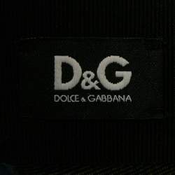 Dolce & Gabbana Blue Denim Sleeveless Bustier Top M