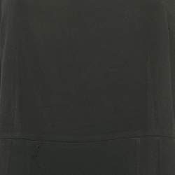 Dolce & Gabbana Black Crepe Sleeveless Midi Dress XL