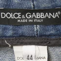 Dolce & Gabbana Blue Faded Denim Jeans M Waist 32"