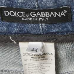 Dolce & Gabbana Blue Faded Denim Jeans M Waist 32"