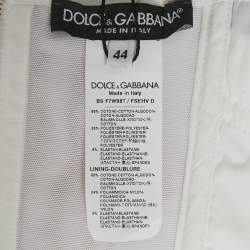 Dolce & Gabbana White Red Poppy Print Cotton Top Shorts Set S