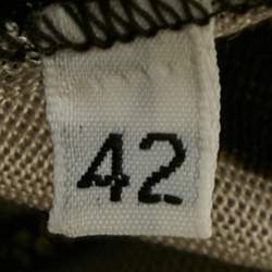 Pre Owned كارديغان دولتشي أند غابانا بنقشة حمار وحشي بني مربوط مقاس متوسط