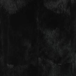 Dolce & Gabbana Black Rabbit Fur Jacket M