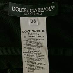 Pre Owned Dolce & Gabbana Black Lace Bustier Detail Strapless Maxi Dress S