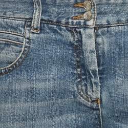 Pre Owned Dolce & Gabbana Blue Faded Denim Jeans M Waist 32"