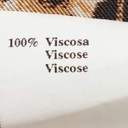 Pre Owned Dolce & Gabbana Beige Linen Frayed Detail Long Coat L