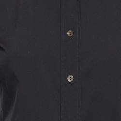 Pre Owned Dolce & Gabbana Black Cotton Button Front S