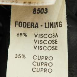 Pre Owned Dolce & Gabbana Blue Denim Button Front Cropped Jacket S