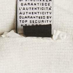 Pre Owned D&G Brown Leopard Print Rib Knit Zip-Up Jacket XS