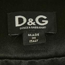 Pre Owned Dolce & Gabbana Black Sequin Detail Velvet Spaghetti Top S