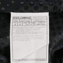 Pre Owned Dolce & Gabbana Navy Blue Wool Formal Vest L