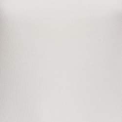 Pre Owned Dolce & Gabbana White Cotton Tank Top S