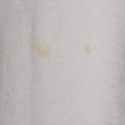 Pre Owned Dolce & Gabbana White Boycott Logo Print Cotton T-Shirt S